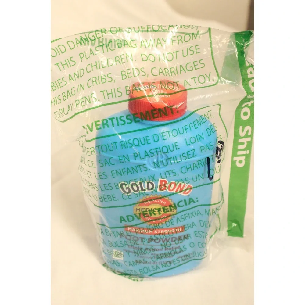 Gold Bond Medicated Foot Powder Talc 4oz Maximum Strength Triple Action NOS